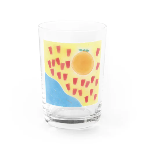 田舎の子供グッズ。 Water Glass