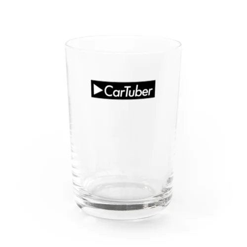 CarTberロゴ（黒） Water Glass