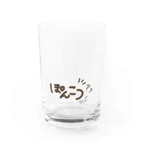 ぽんこつシリーズNo.01チャンネル名入り Water Glass