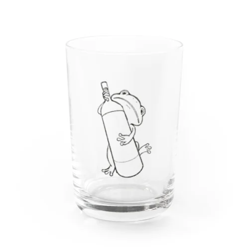 一升瓶一生かかえる Water Glass