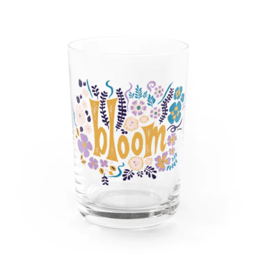 🌸 満開の花束（トロピカル） Water Glass