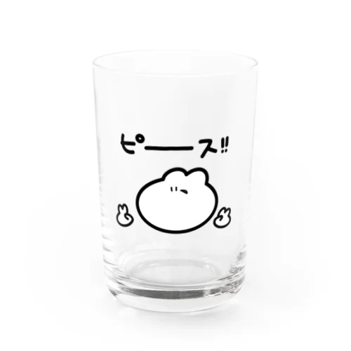 うさおピース Water Glass