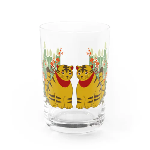 松竹梅大寅 Water Glass