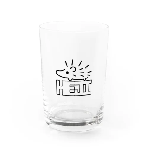 HEGEHOGEのHEJIさん(ロゴ) グラス