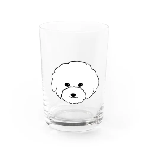 わたあめ犬ビションさん Water Glass