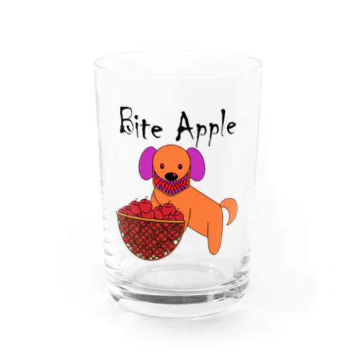 Bite Apple Water Glass