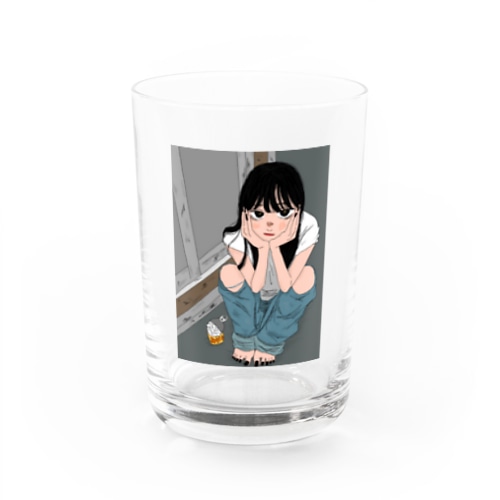 月と彼女 Water Glass