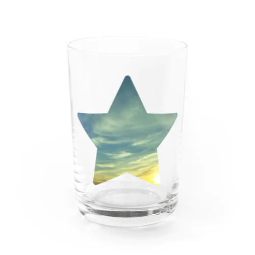 朝の星空 Water Glass