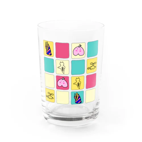 ちんあなごとゆかいななかまたち Water Glass