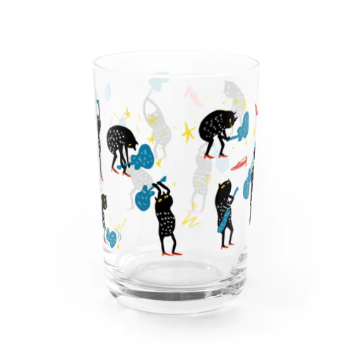 High Heel Cat Water Glass