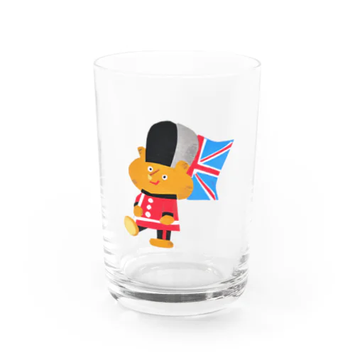 テディベアの近衛兵さん(イギリス) Water Glass