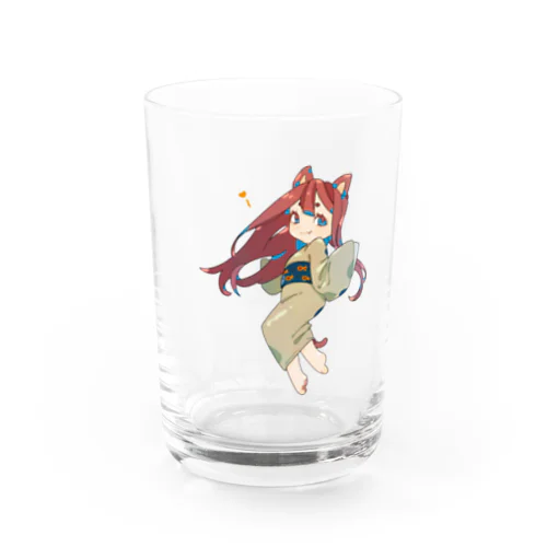 縁日ねこ Water Glass