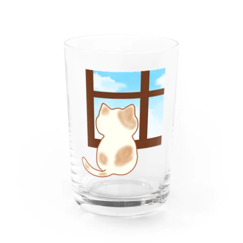 猫 〜窓辺のひととき〜 グラス