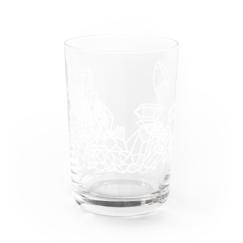 鉱石クラスター【白】 Water Glass