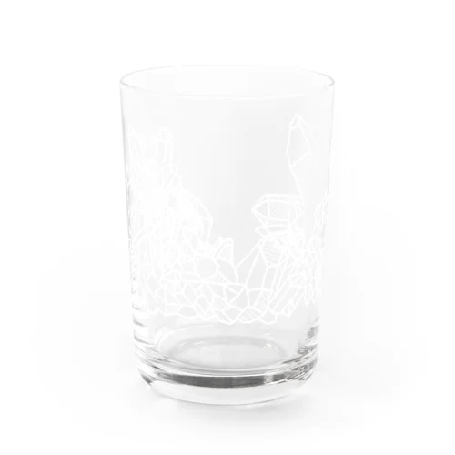 鉱石クラスター【白】 Water Glass