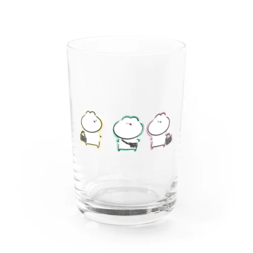 うさお三姉妹 Water Glass