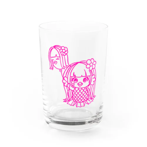 ミハビエ💖ピンク💖 Water Glass