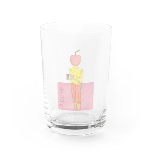 あっぷるさんグラス Water Glass