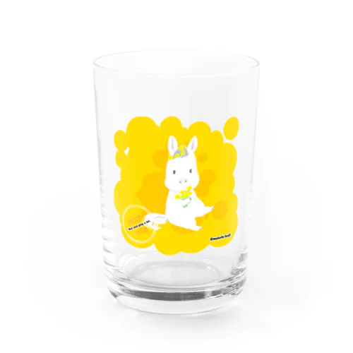 もちうま（白毛ちゃん） Water Glass