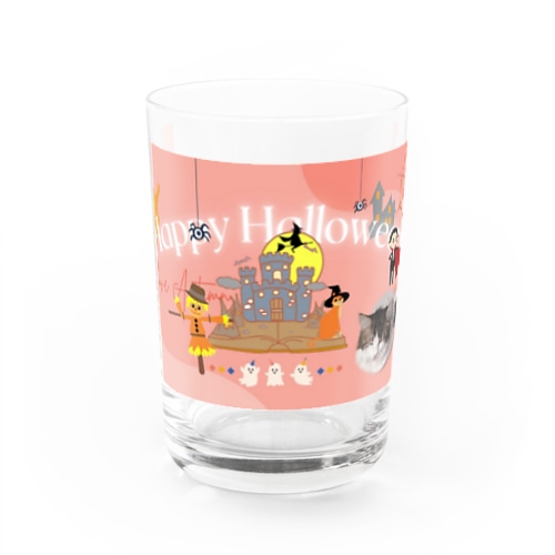 Happy Halloween Water Glass