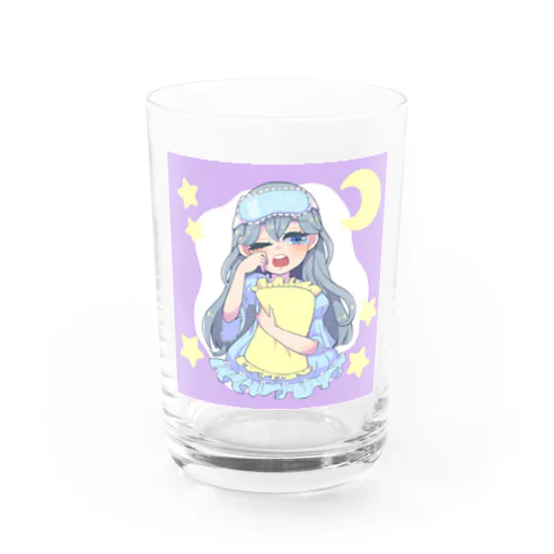 ねむい Water Glass