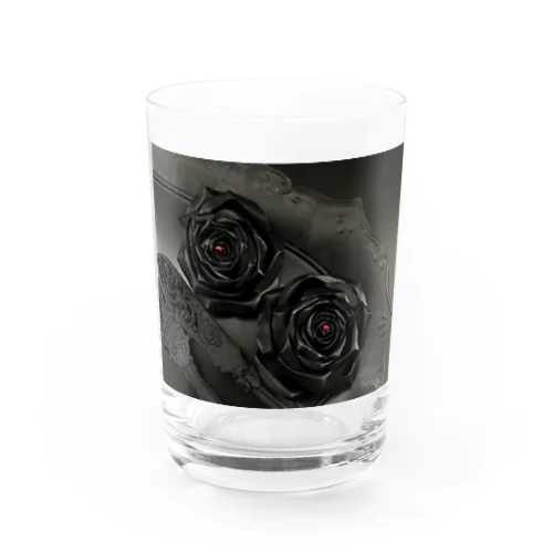 漆黒ローズ Water Glass