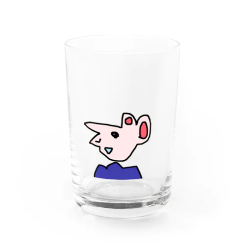 愛想笑いねずみ Water Glass