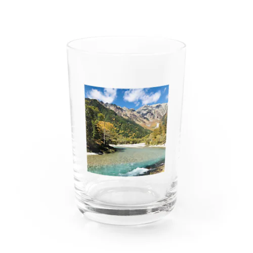 上高地　彩度高 Water Glass