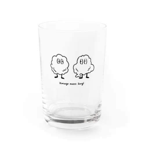 からあげとザンギ Water Glass