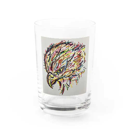 鷲 イラスト Water Glass