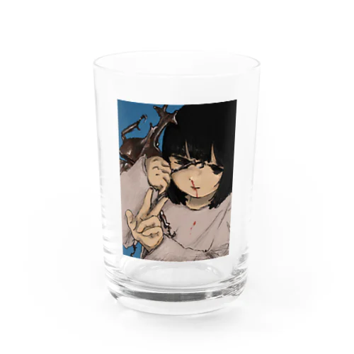 一生友だち(^_^)v Water Glass