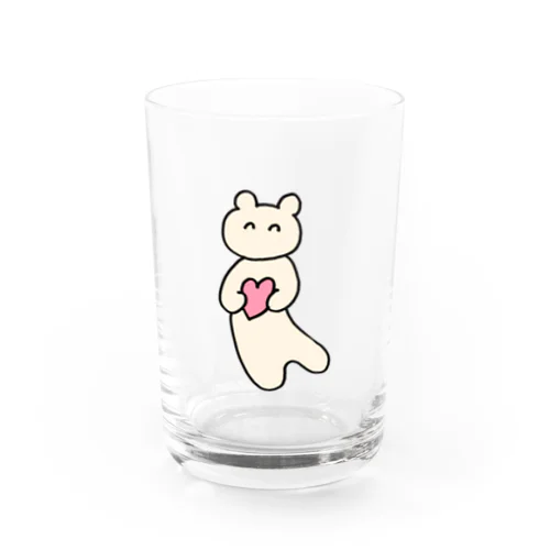 ハートくま2 Water Glass