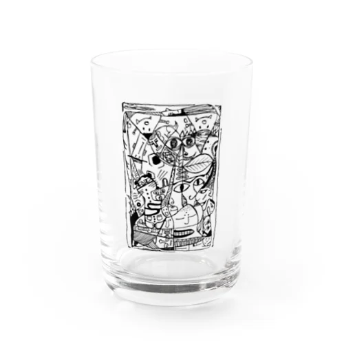 いろんな所にいろんな顔 Water Glass