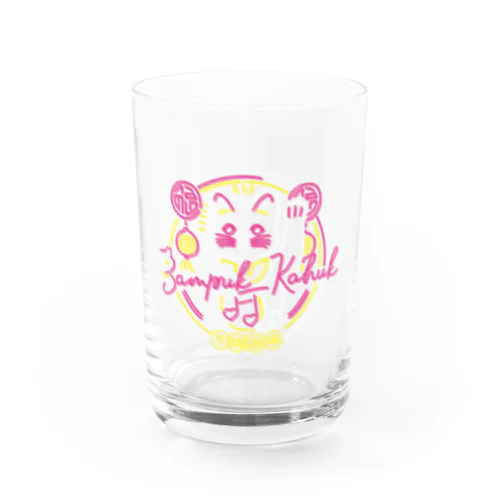 猫ちゃんロゴシリーズ Water Glass