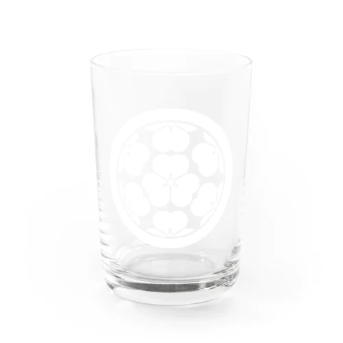 長宗我部元親/長宗我部盛親/七つ片喰/ホワイト Water Glass