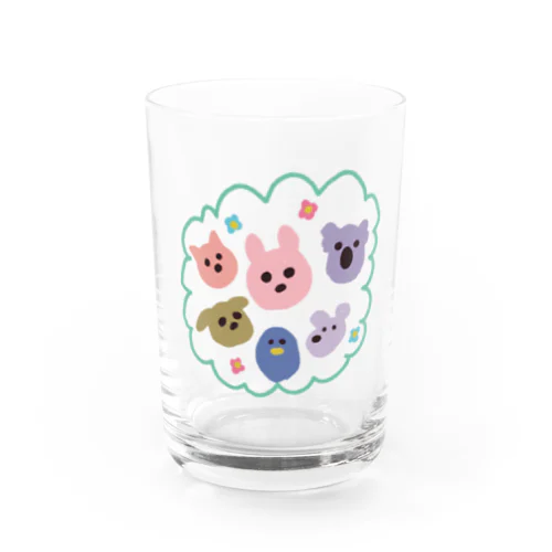 うささんとお友達 Water Glass