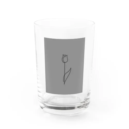 khaki gray Water Glass