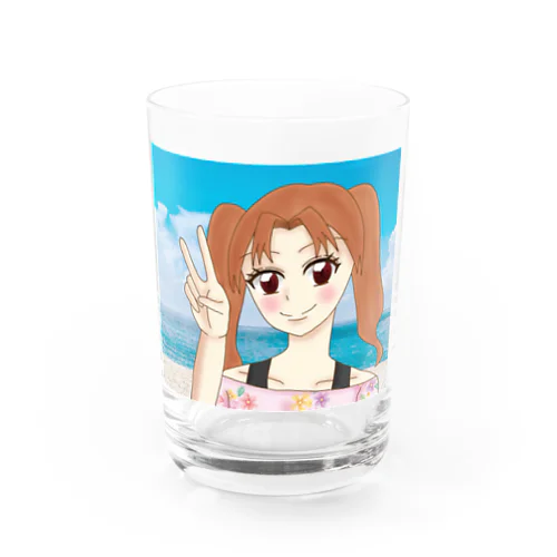 海の女の子 Water Glass