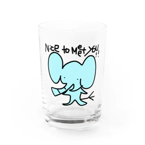 はじめましてだぞうさん Water Glass