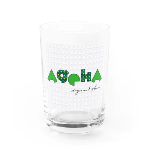 AGEHAオリジナルロゴ Water Glass