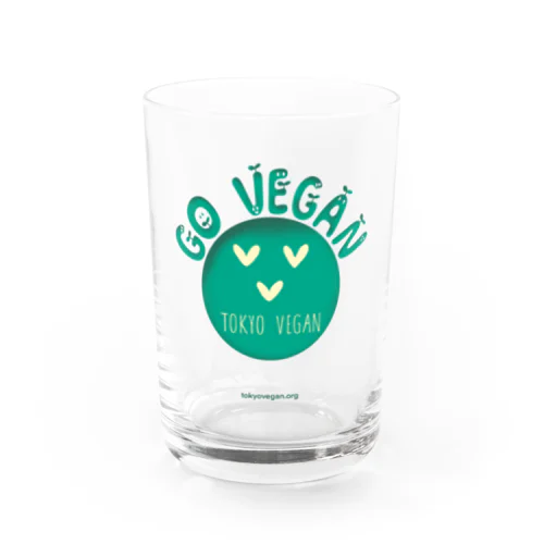 Go vegan Water Glass