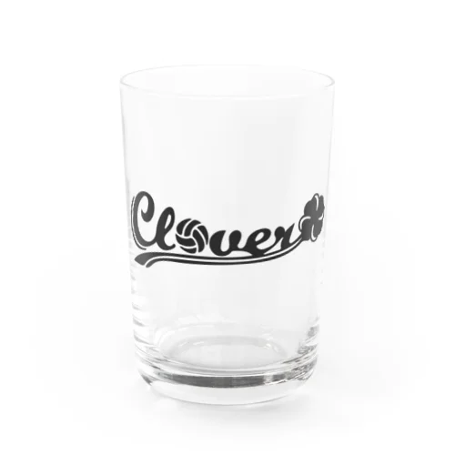 Clover 黒 Water Glass