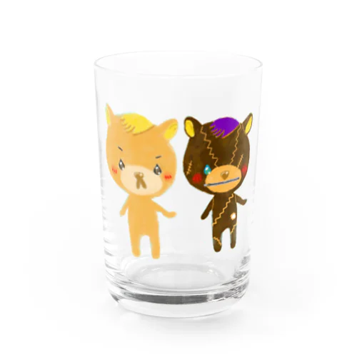 くまのマーク＆マクセニ Water Glass