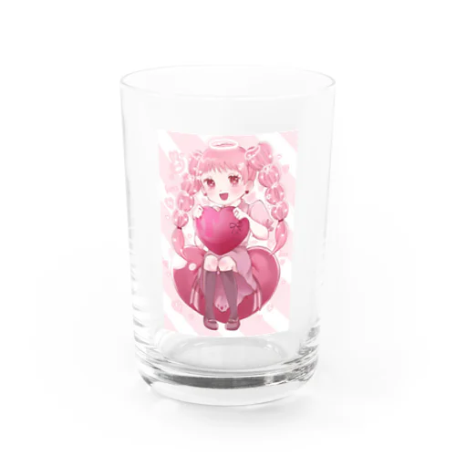 私のハートを受け取ってね❤️‍🩹(背景あり) Water Glass