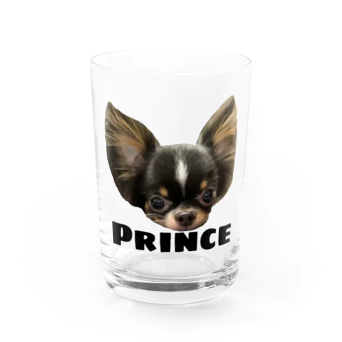 PRINCE  チワワ　ホワイト Water Glass