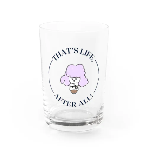 シールちゃん文字Design Water Glass