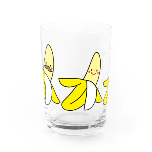 バナナのおやこ グラス