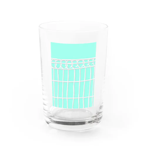 border Water Glass