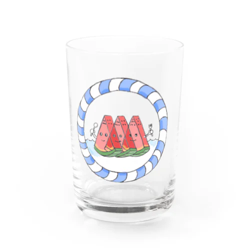 すいか三兄弟 Water Glass