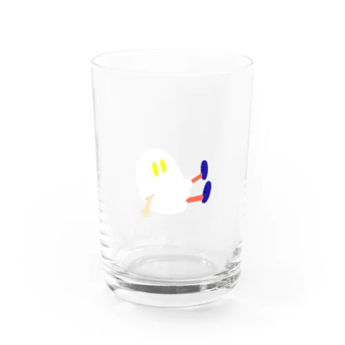 おすわり二頭身おばけ Water Glass